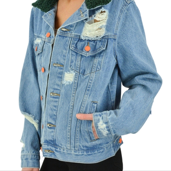 NWT Le Detresse denim jacket - Picture 3 of 8